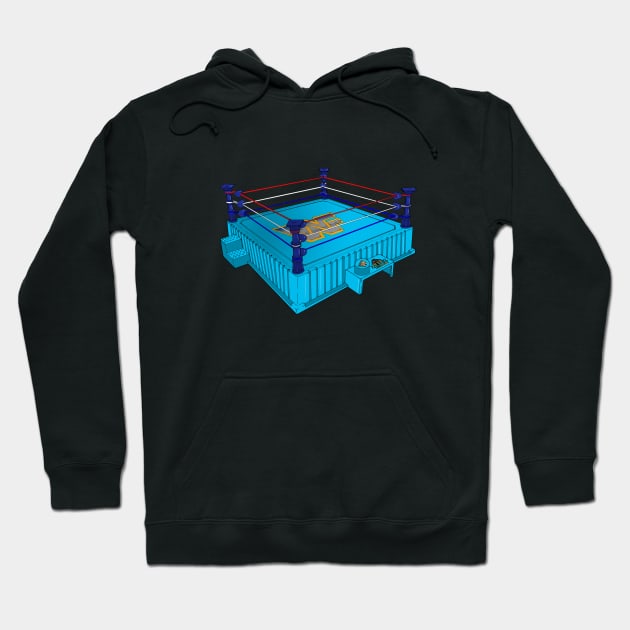 the wrestling ring Hoodie by jasonwulf